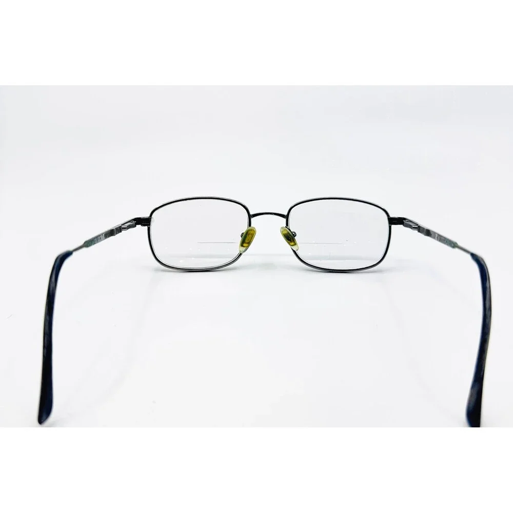 MCS Eyeglasses Men Black Metal Frame Rectangular Full Rim 50-20-140